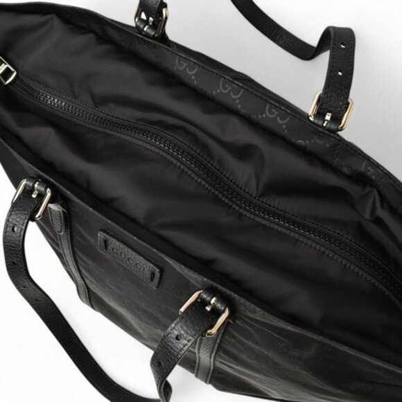 GUCCI Black Leather Shoulder Bag - Picture 13 of 16